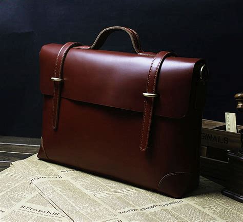 designer leather briefcases for men.